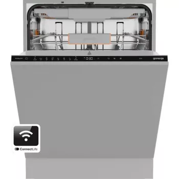Máquina de lavar loiça de encastrar Gorenje GV673C65 14 conjuntos de louça aço inoxidável