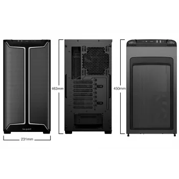 Caixa de PC be quiet! Pure Base 501 DX preto Midi Tower