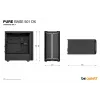 Caixa de PC be quiet! Pure Base 501 DX preto Midi Tower