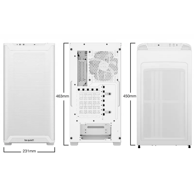 Caixa de PC be quiet! Pure Base 501 LX White Midi Tower