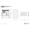 Caixa de PC be quiet! Pure Base 501 LX White Midi Tower