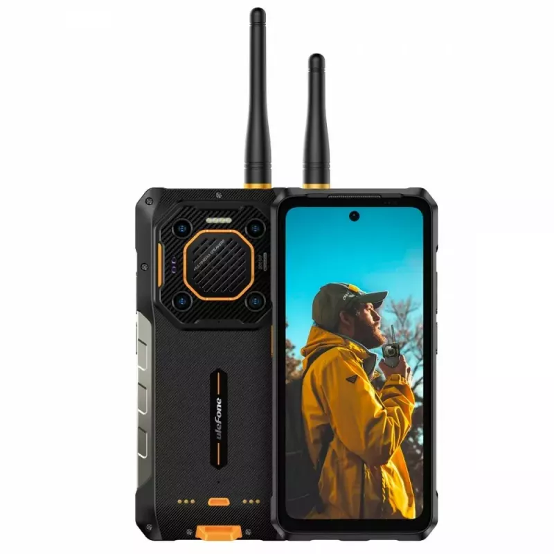 Ulefone Armor 26 Ultra smartphone 5G, walkie-talkie, 12GB RAM, 512GB, IP69K, preto (sem carregador)