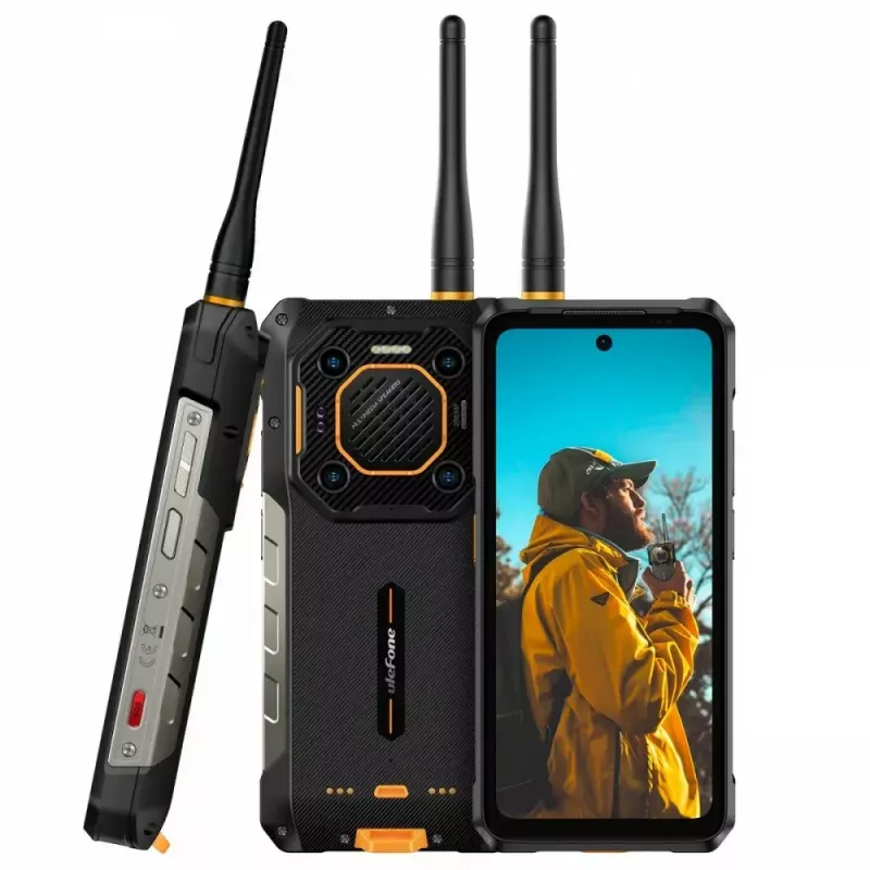 Ulefone Armor 26 Ultra smartphone 5G, walkie-talkie, 12GB RAM, 512GB, IP69K, preto (sem carregador)