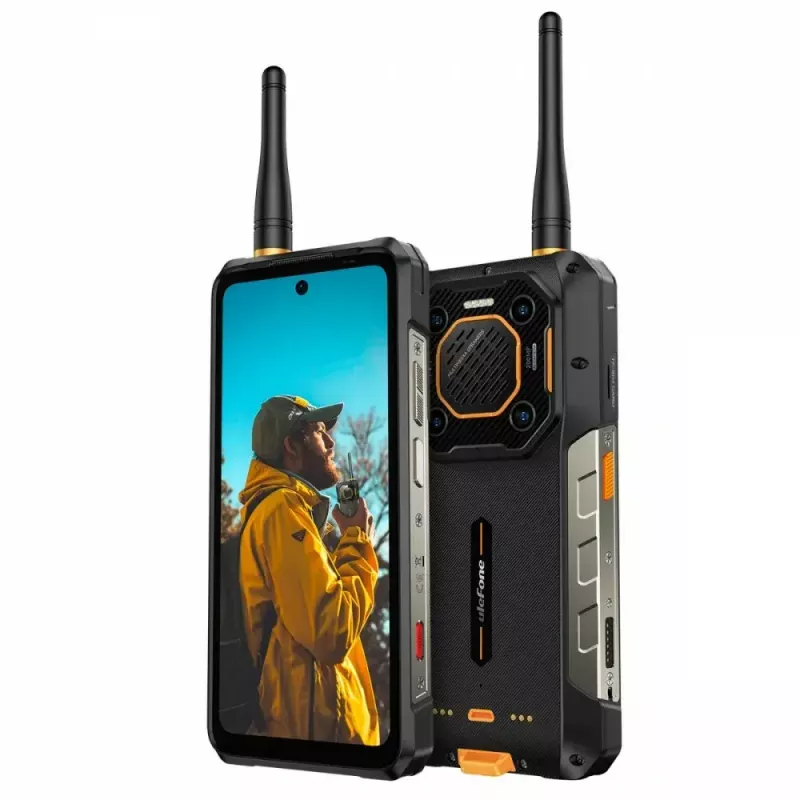 Ulefone Armor 26 Ultra smartphone 5G, walkie-talkie, 12GB RAM, 512GB, IP69K, preto (sem carregador)