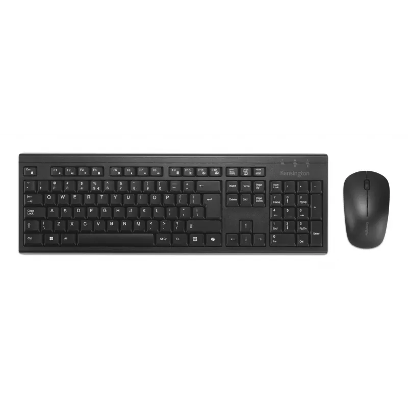 Conjunto de teclado e rato sem fios Kensington K75560WW tamanho completo QWERTY