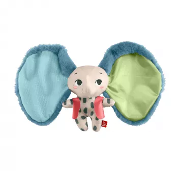 Peluche MATTEL Fisher-Price Planet Friends Elefante de Orelhas Gigantes HKD63, elefante de peluche companheiro