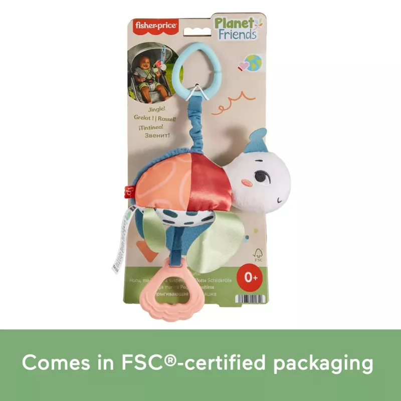 Tartaruga Fisher-Price Sea Me Bounce Turtle idade recomendada 0 a 2 anos