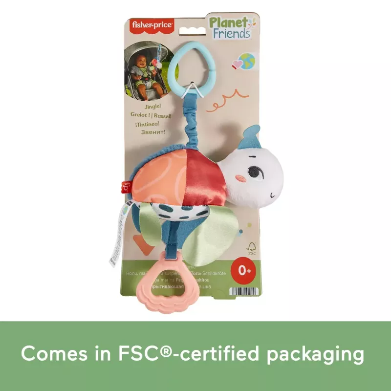 Tartaruga Fisher-Price Sea Me Bounce Turtle idade recomendada 0 a 2 anos