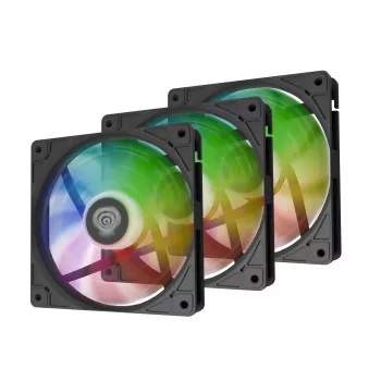 Ventoinha para caixa de computador GENESIS Oxal 120 ARGB 12 cm preto