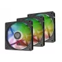 Genesis Oxal 120 ARGB ventoinha de caixa, pack de 3, preto, NGF-2265