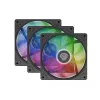 Genesis Oxal 120 ARGB ventoinha de caixa, pack de 3, preto, NGF-2265