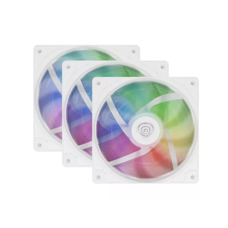 Genesis Oxal 120 ARGB ventoinha de caixa, pack de 3, branco, NGF-2266