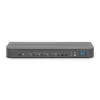 Comutador KVM DIGITUS 4x1 DP DP/HDMI Out USB 4Kx2K 60Hz