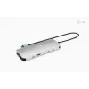 Dock i-tec Metal USB-C Nano 3x Display, 2x HDMI 1x USB-C Vídeo com Power Delivery 140W + Carregador universal 140 W