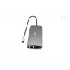 Dock i-tec Metal USB-C Nano 3x Display, 2x HDMI 1x USB-C Vídeo com Power Delivery 140W + Carregador universal 140 W