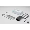 Dock i-tec Metal USB-C Nano 3x Display, 2x HDMI 1x USB-C Vídeo com Power Delivery 140W + Carregador universal 140 W