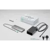 Dock i-tec Metal USB-C Nano 3x Display, 2x HDMI 1x USB-C Vídeo com Power Delivery 140W + Carregador universal 140 W
