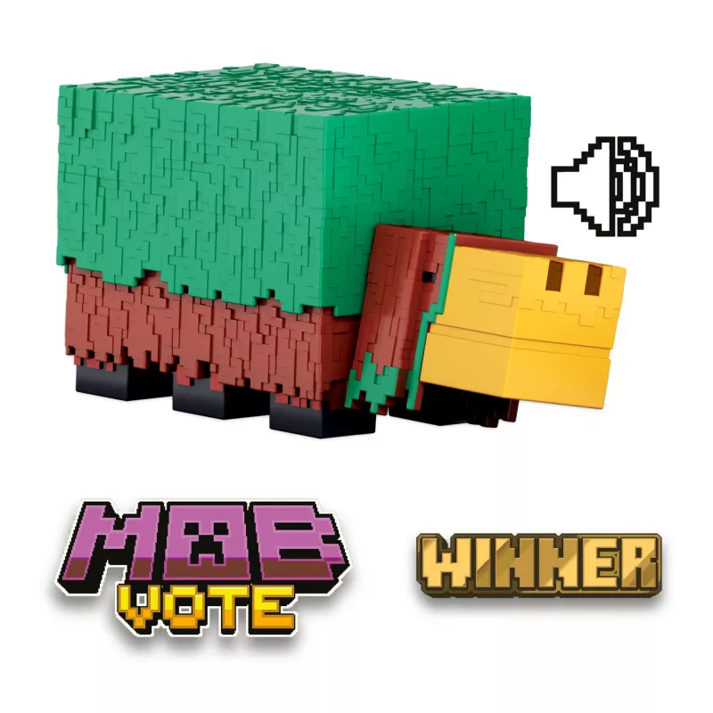 Mattel Minecraft HXM85 Sniffer figura de ação 8 cm com sons do jogo