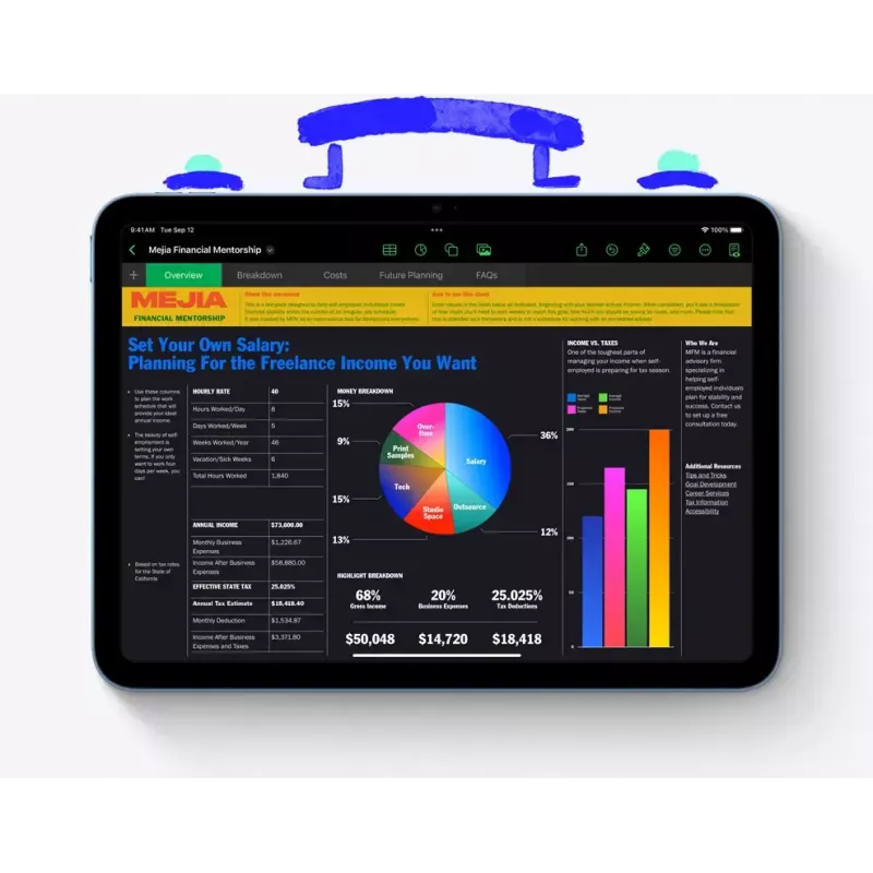 Tablet Apple iPad Air 13 polegadas M3 8GB 256GB iPadOS 18