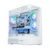 Caixa de PC Zalman P40 Prism Branco Midi Tower