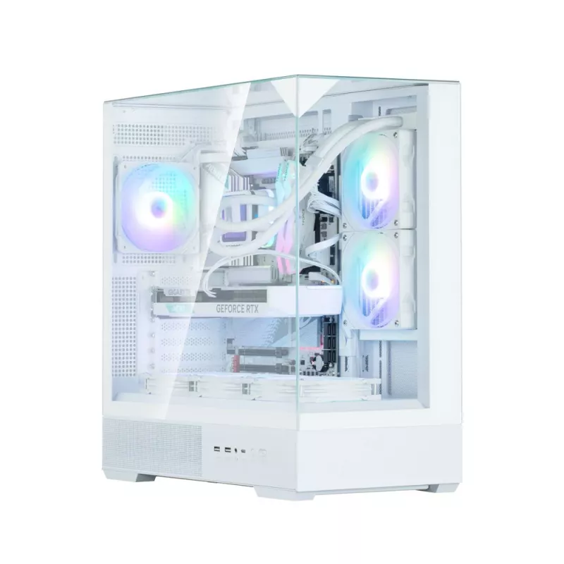 Caixa de PC Zalman P40 Prism Branco Midi Tower