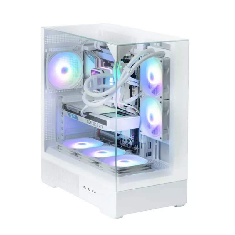 Caixa de PC Zalman P40 Prism Branco Midi Tower