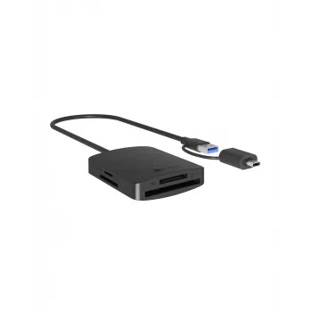 Leitor de cartões ICY BOX IB-CR302-CU3 USB 3.2 Gen 1 (3.1 Gen 1) Type-A Preto