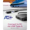 Leitor de cartões ICY BOX IB-CR302-CU3 USB 3.2 Gen 1 (3.1 Gen 1) Type-A Preto