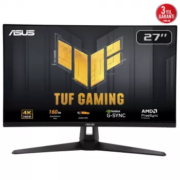 Monitor de computador ASUS TUF Gaming VG27UQ1A 68,6 cm (27 polegadas) 3840 x 2160 píxeis 4K Ultra HD LCD Preto