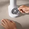 Máquina de gaseificar BRITA Carbonator 1046730 Branco — gaseificador de mesa compacto com 2 garrafas (231×126×443 mm)
