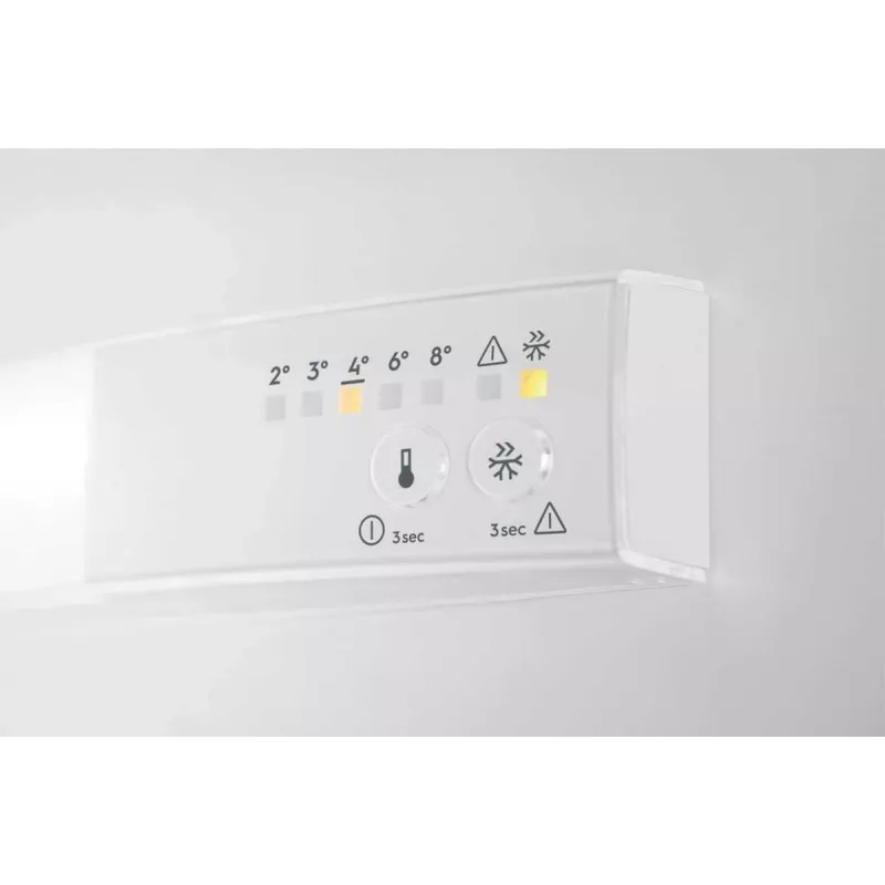 Frigorífico de encastrar Electrolux LNT6NE18S – 257 L, controlo por toque, congelador em baixo, No Frost, Branco