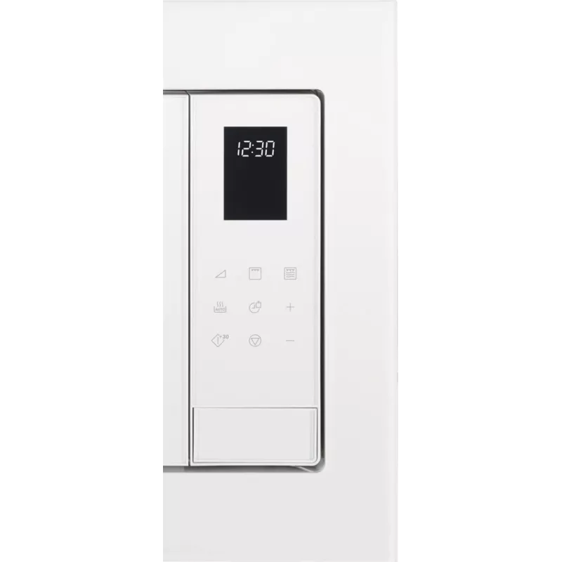 Micro-ondas solo Electrolux LMS2203EMX — 700 W, 20 l, aço inoxidável/preto, encastrar (56×35×38 cm)