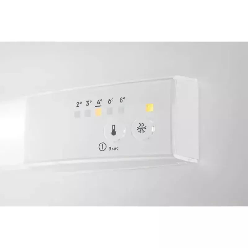 Frigorífico combinado de encastrar Electrolux LFB3AE82R — 93 L de volume total, 16 L congelador em cima, controlo tátil, portas reversíveis, branco