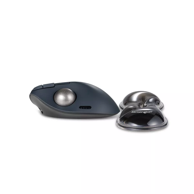 Kensington K62438WW Slim Duo Gel apoio de pulso para rato/trackball, 192 x 72 x 22 mm, cinzento