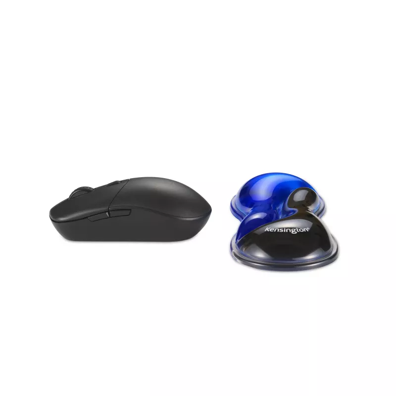 Kensington K62439WW Slim Duo Gel apoio de pulso para rato/trackball, 192 x 72 x 22 mm, azul