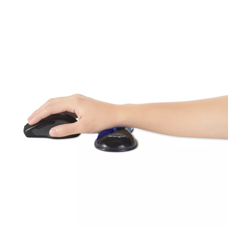 Kensington K62439WW Slim Duo Gel apoio de pulso para rato/trackball, 192 x 72 x 22 mm, azul