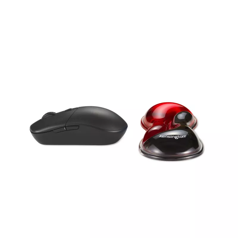 Kensington K62440WW Slim Duo Gel apoio de pulso para rato/trackball, 192 x 72 x 22 mm, vermelho