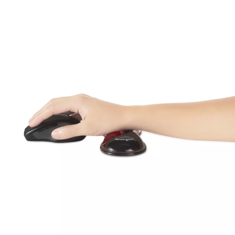 Kensington K62440WW Slim Duo Gel apoio de pulso para rato/trackball, 192 x 72 x 22 mm, vermelho