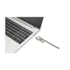 Cadeado de combinação para portátil Kensington Slim NanoSaver 2.0 EQ, 1,8 m, Kensington, fechadura de combinação, aço inoxidável, aço zincado, prateado