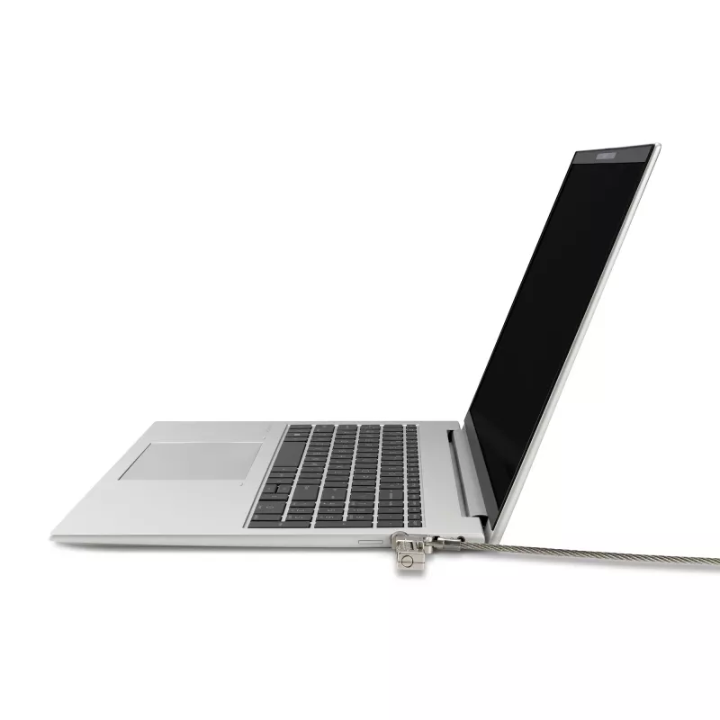 Cadeado de combinação para portátil Kensington Slim NanoSaver 2.0 EQ, 1,8 m, Kensington, fechadura de combinação, aço inoxidável, aço zincado, prateado