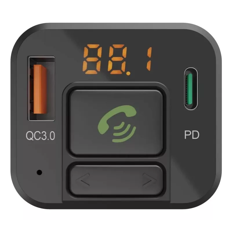 Transmissor FM Hama 00014169 87,6 - 107,9 MHz preto, prateado