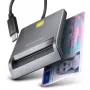 Leitor de cartões Axagon CRE-SM3TC USB 2.0 Type-C cinzento SmartMedia