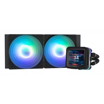 Sistema de refrigeração para computador Zalman ALPHA2 DS A24 preto processador all-in-one refrigeração líquida 12 cm 1 unid.