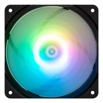 Ventoinha ZALMAN ZM-AF 120R ARGB PRETO 120mm com iluminação ARGB