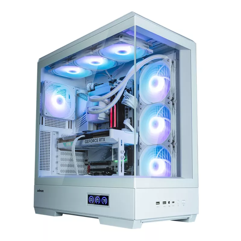 Caixa de PC Zalman P50 DS branco Midi Tower