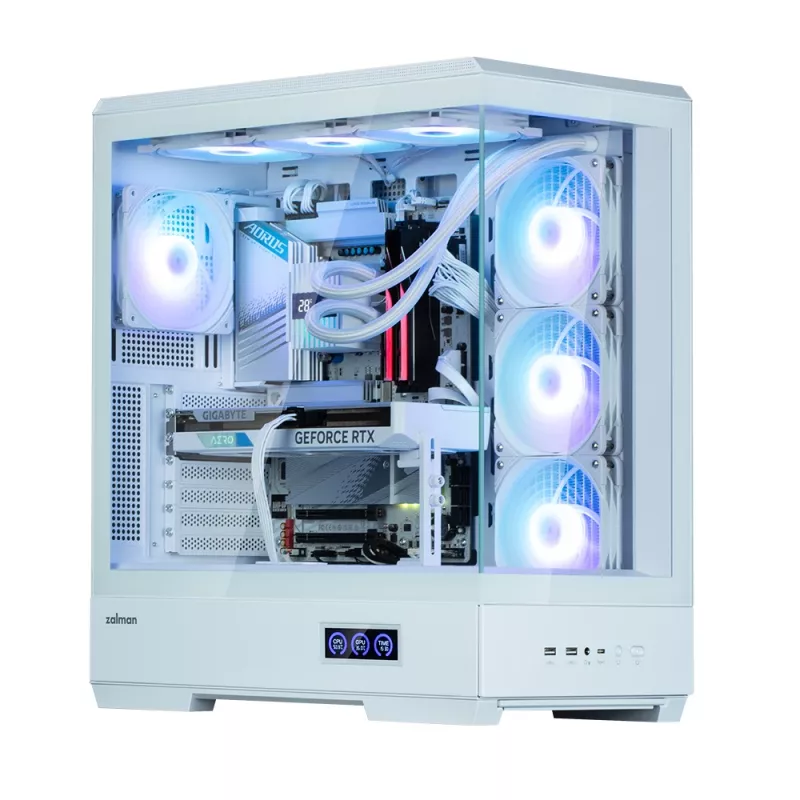 Caixa de PC Zalman P50 DS branco Midi Tower