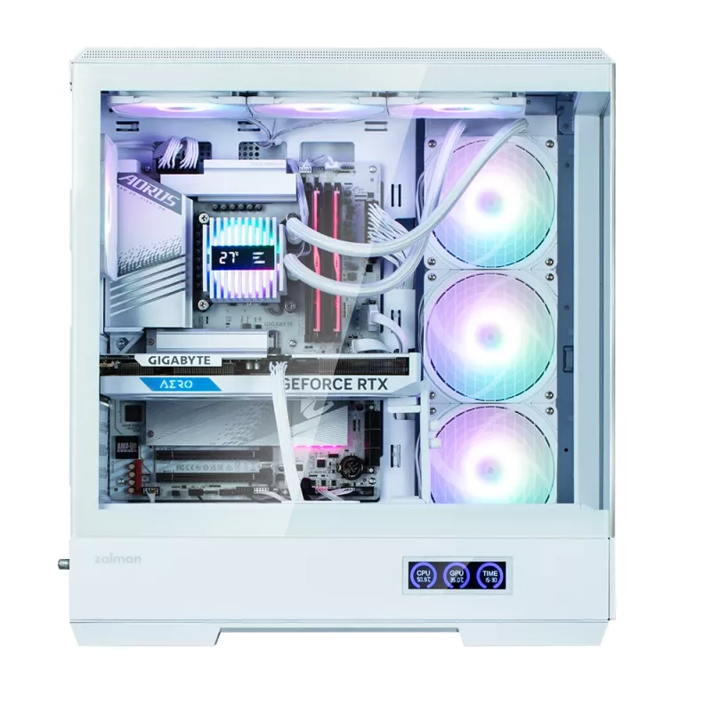 Caixa de PC Zalman P50 DS branco Midi Tower