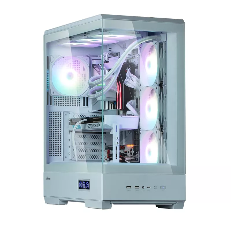 Caixa de PC Zalman P50 DS branco Midi Tower