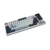 Teclado gaming mecânico tenkeyless MSI FORGE GK600 TKL Wireless USB + Bluetooth QWERTY UK English RGB azul/branco