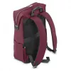 Mochila para portátil HAMA 227060 para portáteis de 16,2 polegadas, vermelha, compartimento acolchoado para portátil